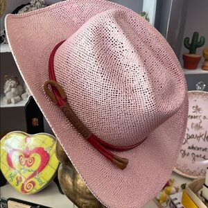 Pink COMISARIO Cowboy Hat - preloved but in EUC